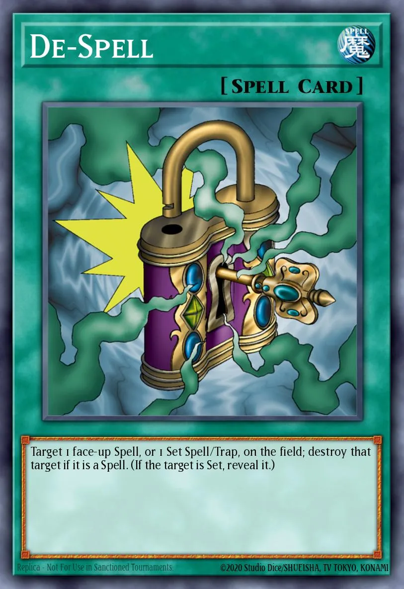 De-Spell · Summoned Skull Sample promotional card 19159413/1