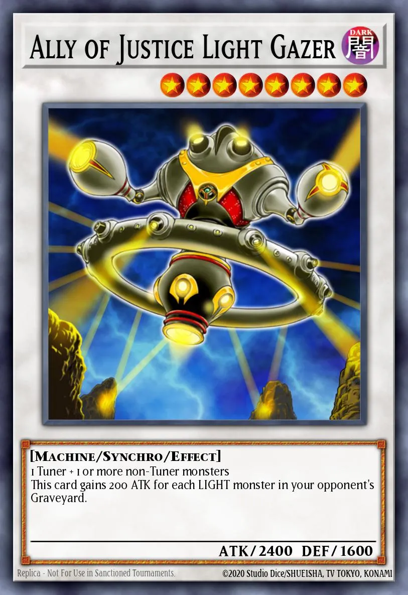 Ally of Justice Light Gazer · Duel Terminal 1 19204398/100