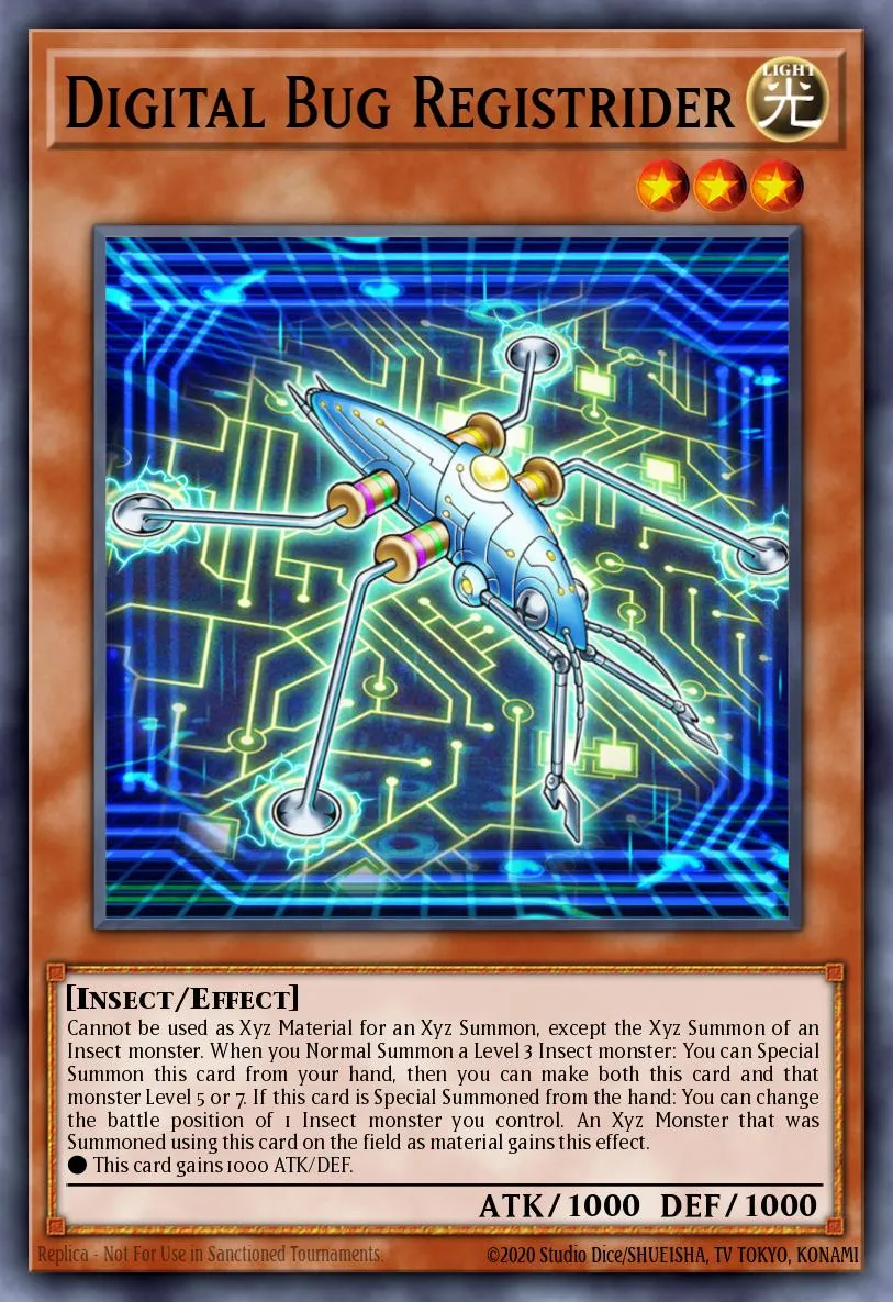 Digital Bug Registrider · Blazing Vortex Premiere! promotional card 19301729/1