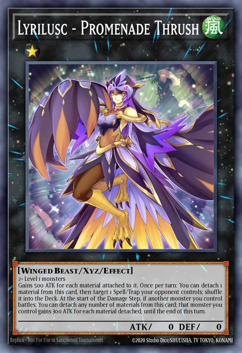 Lyrilusc - Promenade Thrush · Legendary Duelists: Synchro Storm 19369609/56