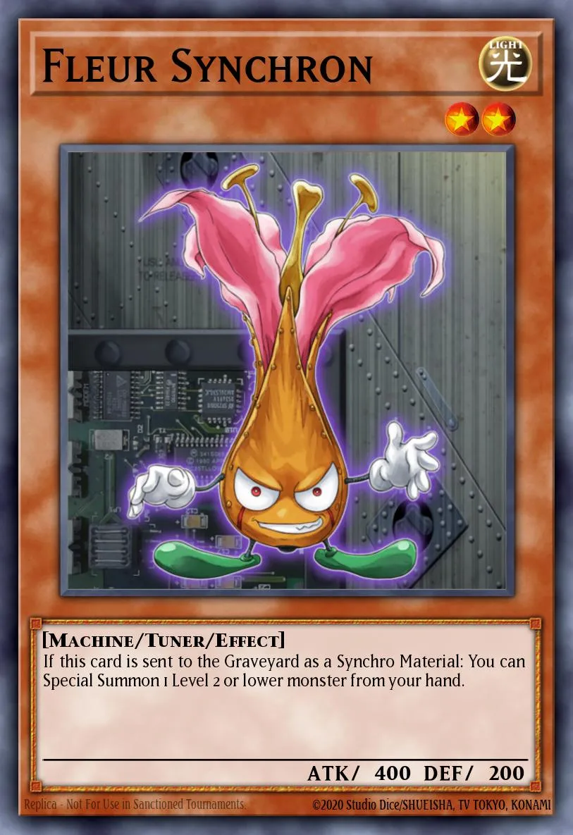 Fleur Synchron · Yu-Gi-Oh! 5D's Tag Force 5 Promotional Cards 19642774/3