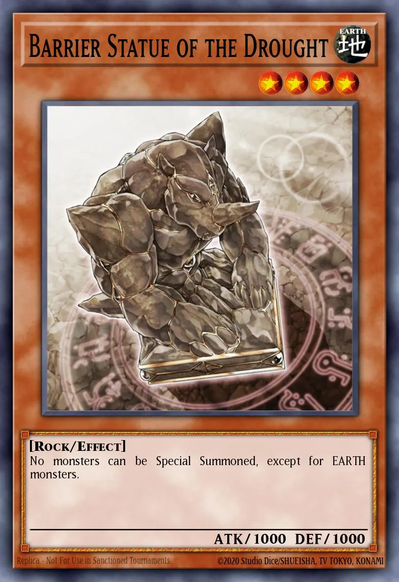 Barrier Statue of the Drought · Cyberdark Impact 19740112/60