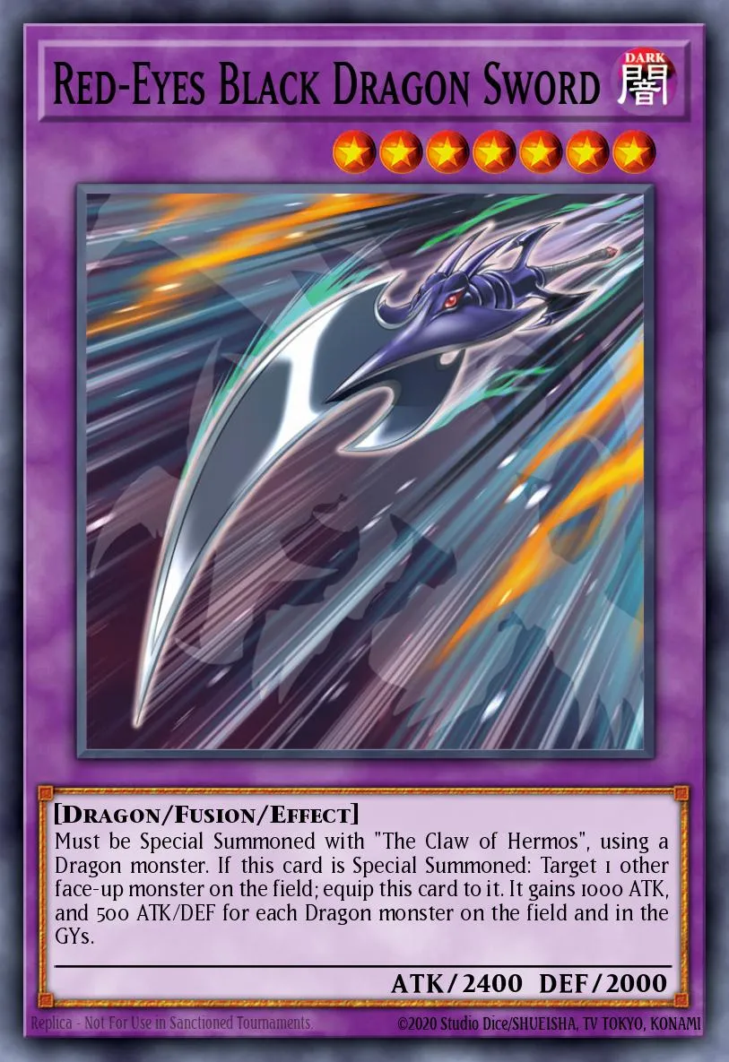 Red-Eyes Black Dragon Sword · Dragons of Legend 2 19747827/45