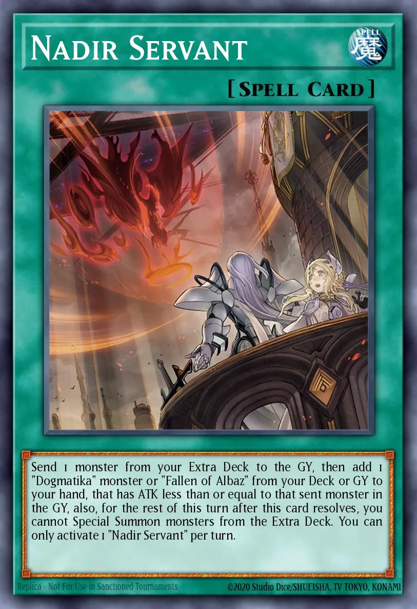 Nadir Servant · Rise of the Duelist Premiere! promotional card 1984618/1
