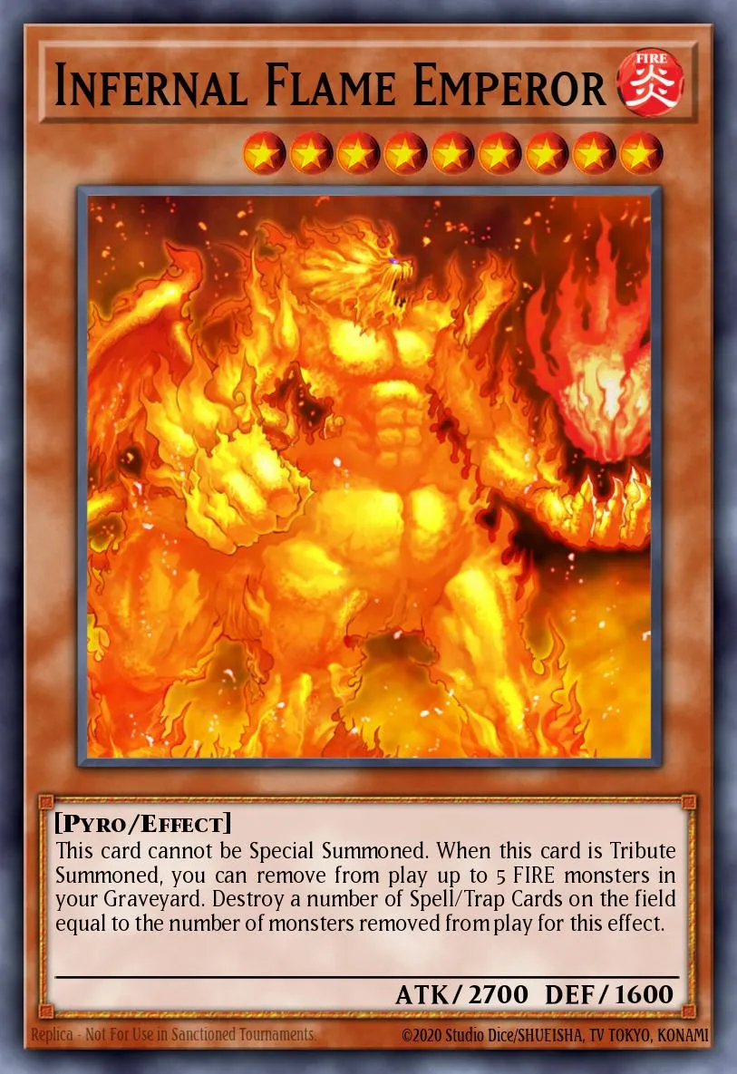 Infernal Flame Emperor · Structure Deck: Blaze of Destruction 19847532/31