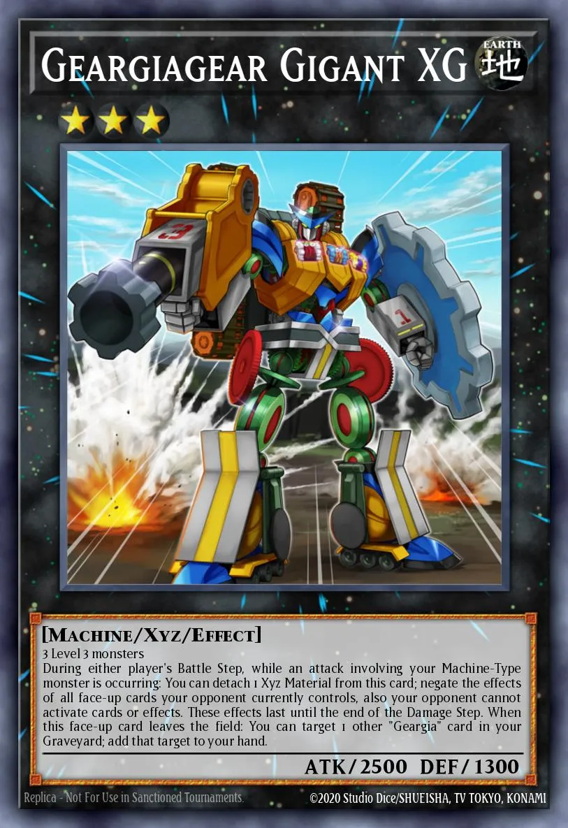 Geargiagear Gigant XG · Geargia Rampage Structure Deck 19891310/35