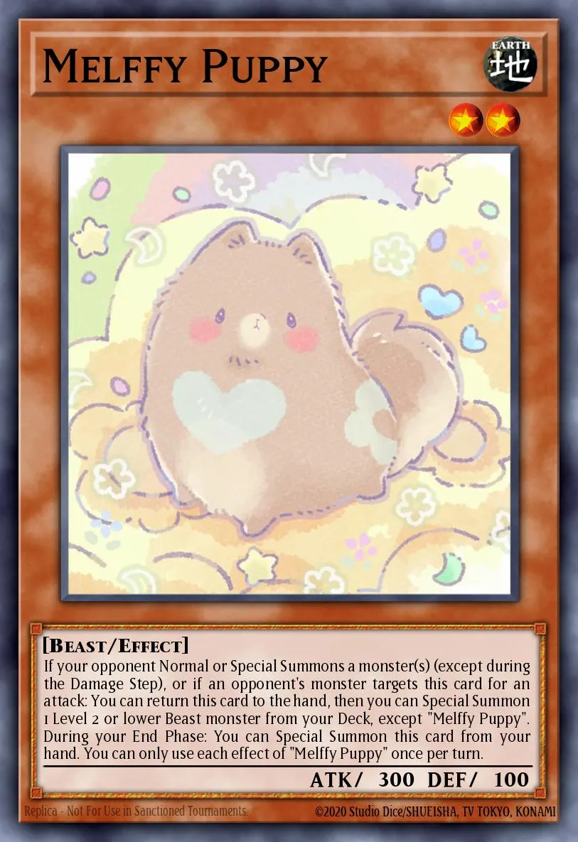 Melffy Puppy · Rise of the Duelist Premiere! promotional card 20003027/1