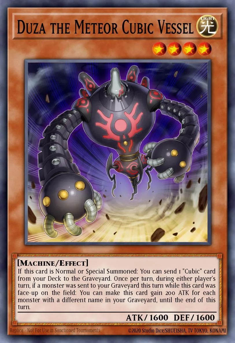 Duza the Meteor Cubic Vessel · Yu-Gi-Oh! The Dark Side of Dimensions Movie Pack: Gold Edition 20137754/61