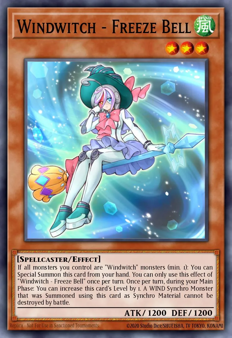 Windwitch - Freeze Bell · Blazing Vortex Premiere! promotional card 20246864/1
