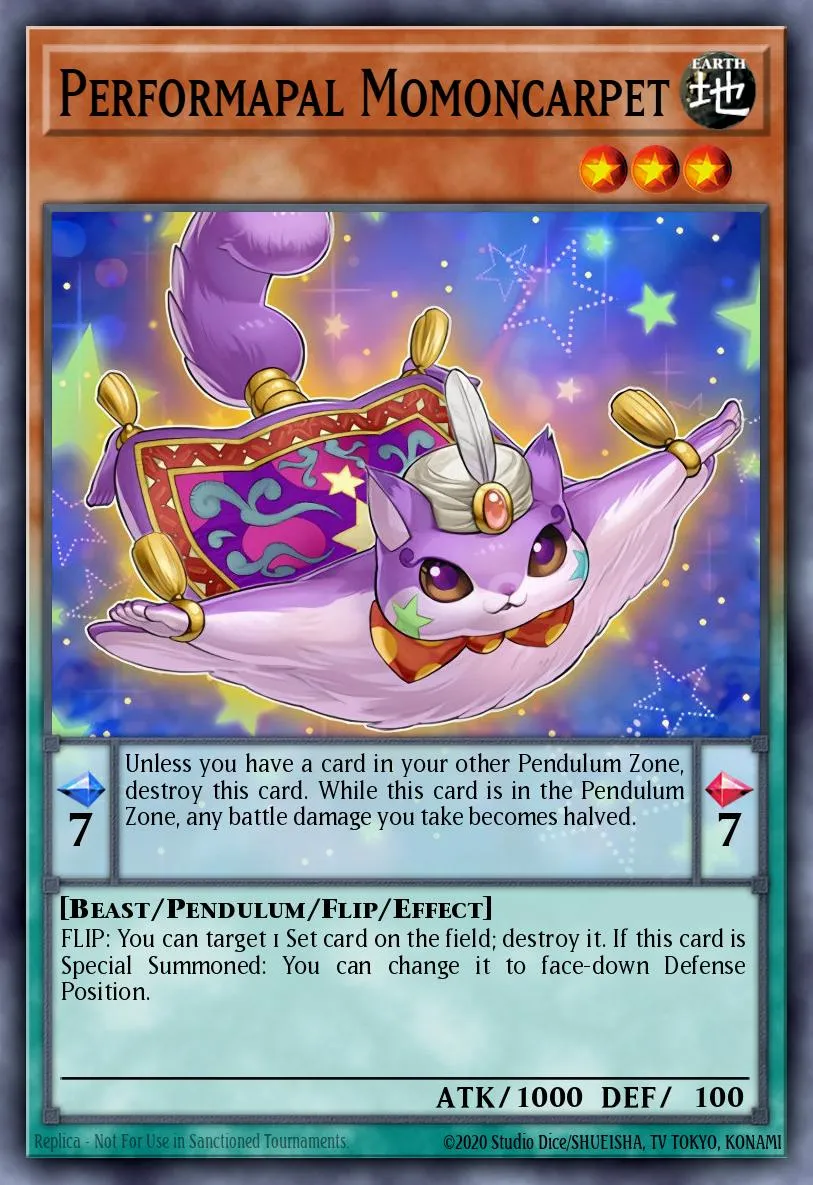 Performapal Momoncarpet · Starter Deck: Yuya 20281581/43