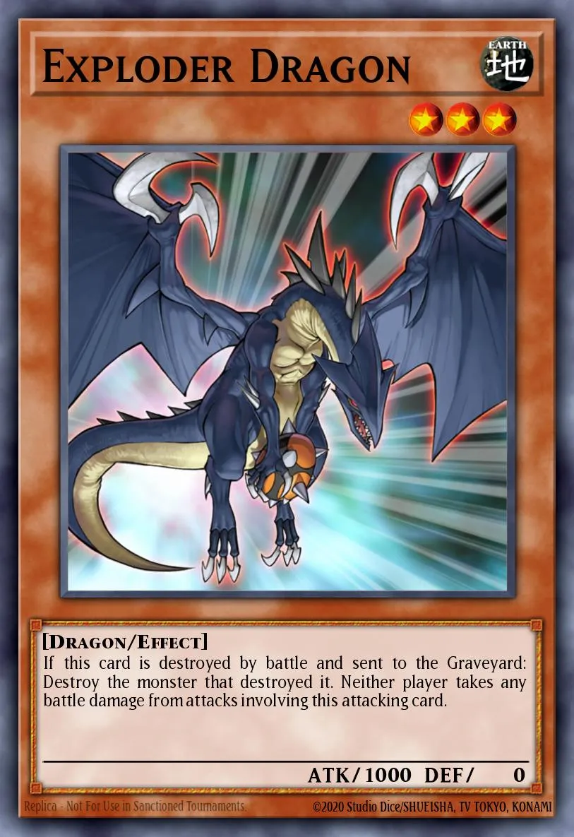 Exploder Dragon · Yu-Gi-Oh! World Championship 2007 promotional cards 20586572/3