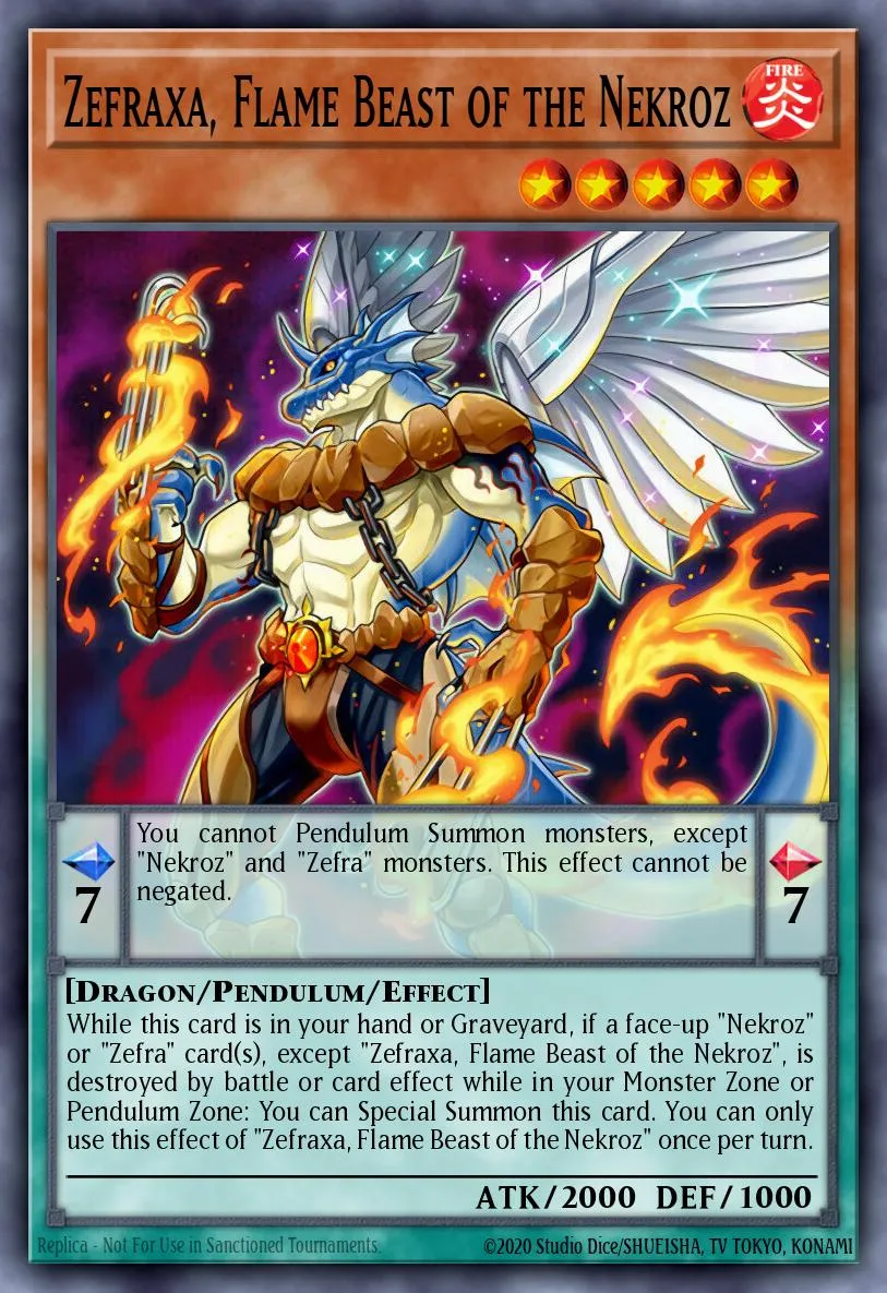 Zefraxa, Flame Beast of the Nekroz · Crossed Souls: Advance Edition 20773176/4