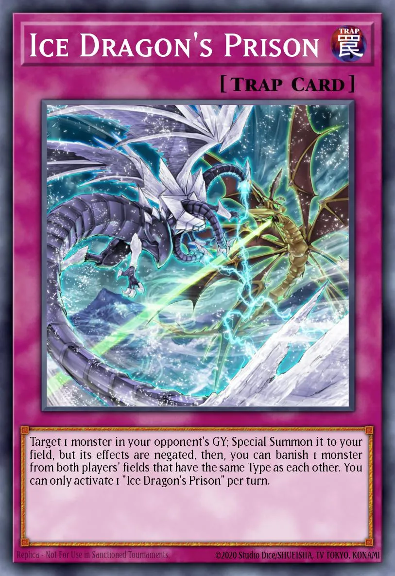 Ice Dragon's Prison · Rise of the Duelist Premiere! promotional card 20899496/1