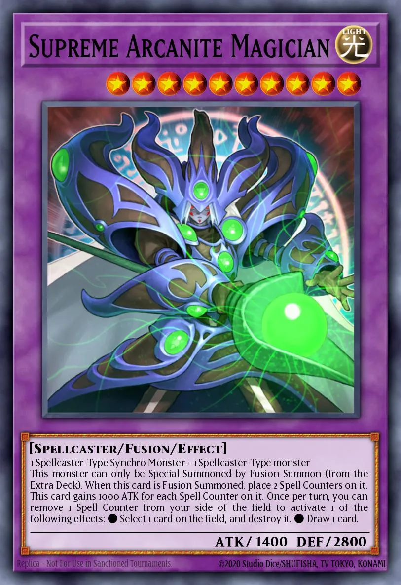 Supreme Arcanite Magician · Starstrike Blast Sneak Peek Participation Card 21113684/1