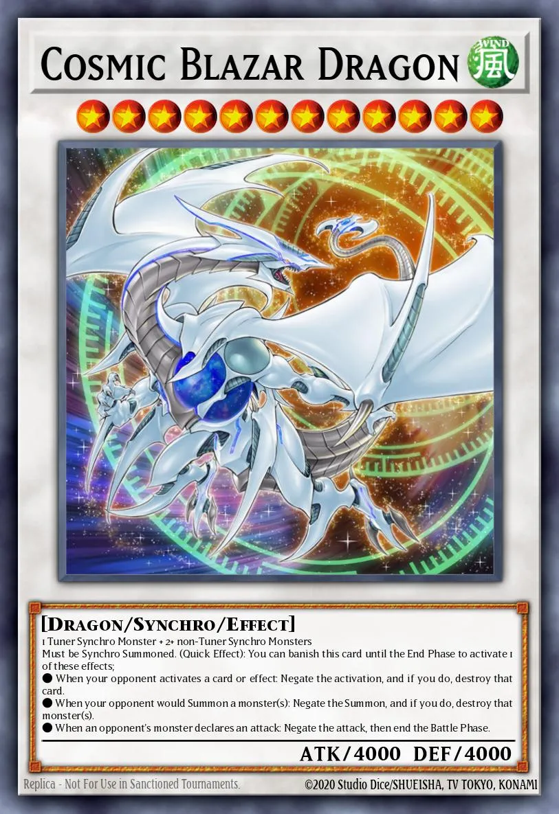 Cosmic Blazar Dragon · Duelist Saga 21123811/100