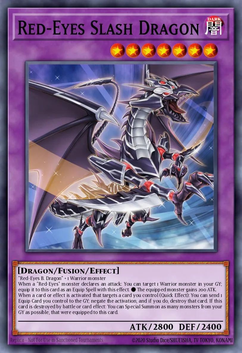 Red-Eyes Slash Dragon · Legendary Duelists 21140872/52