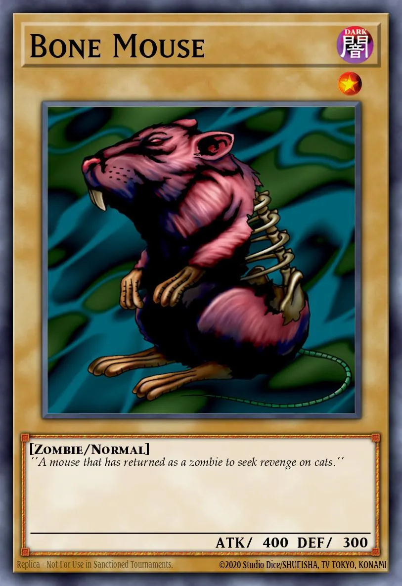 Bone Mouse · Yu-Gi-Oh (No Set) 21239280
