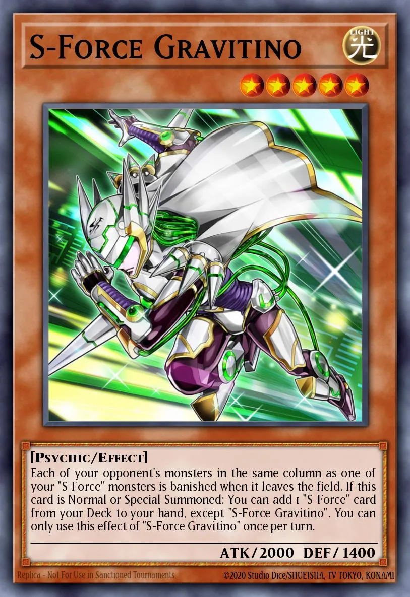 S-Force Gravitino · Blazing Vortex Premiere! promotional card 21368442/1