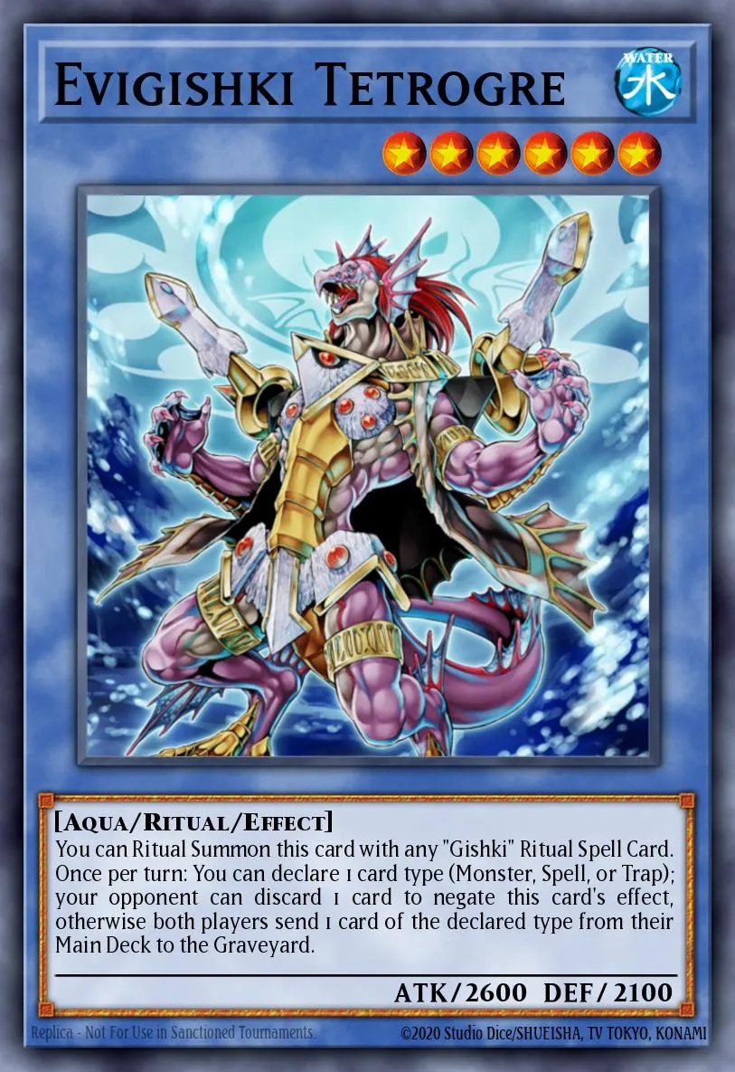 Evigishki Tetrogre · Duel Terminal 6b 21496848/50