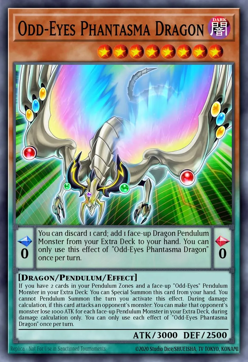 Odd-Eyes Phantasma Dragon · Yu-Gi-Oh! ARC-V Volume 5 promotional card 21770839/1
