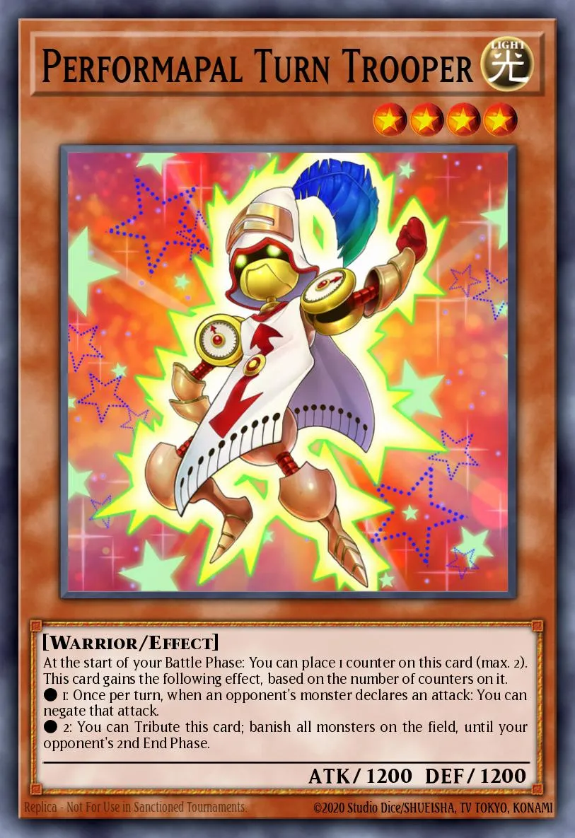 Performapal Turn Trooper · Eternity Code Premiere! promotional card 220414/1