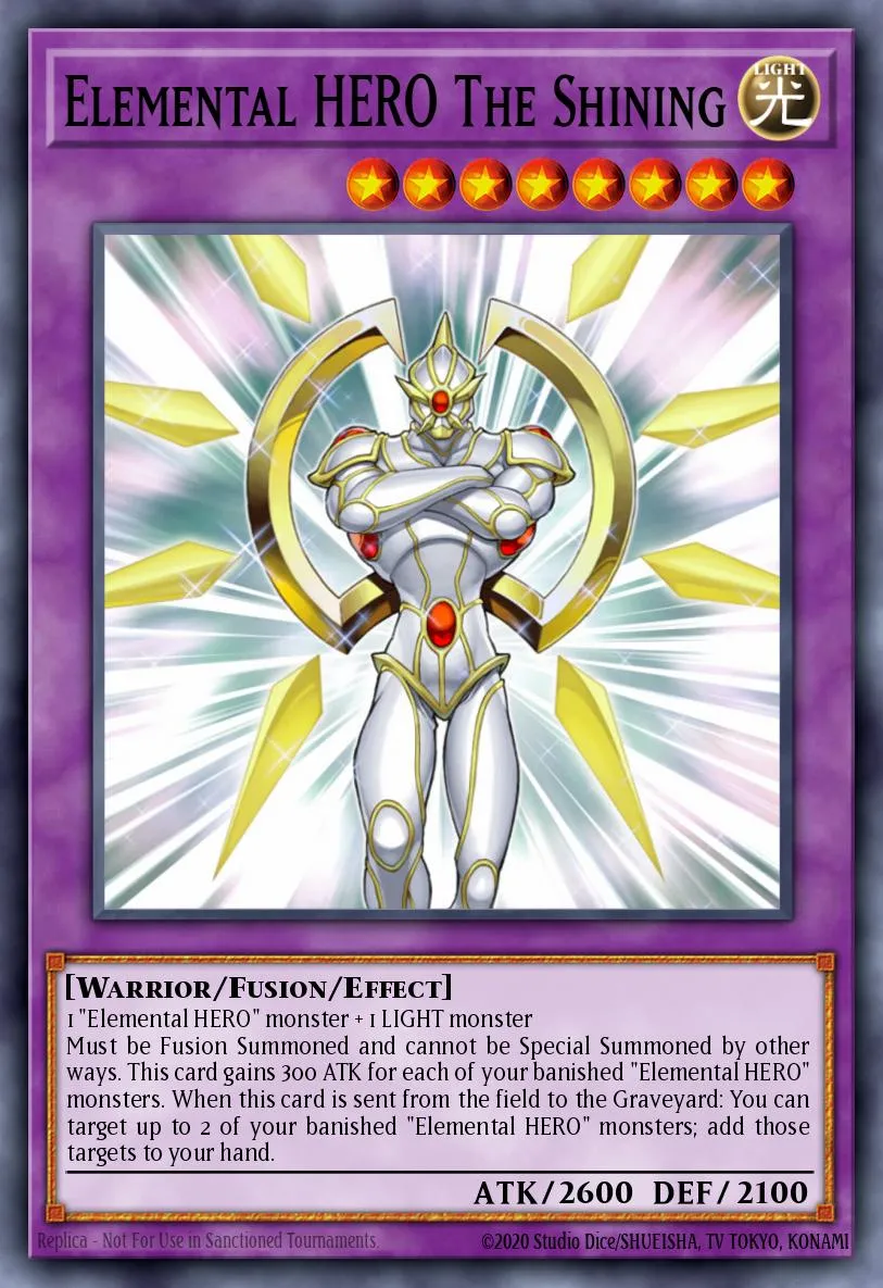Elemental HERO The Shining · Yu-Gi-Oh! GX Volume 6 promotional card 22061412/1
