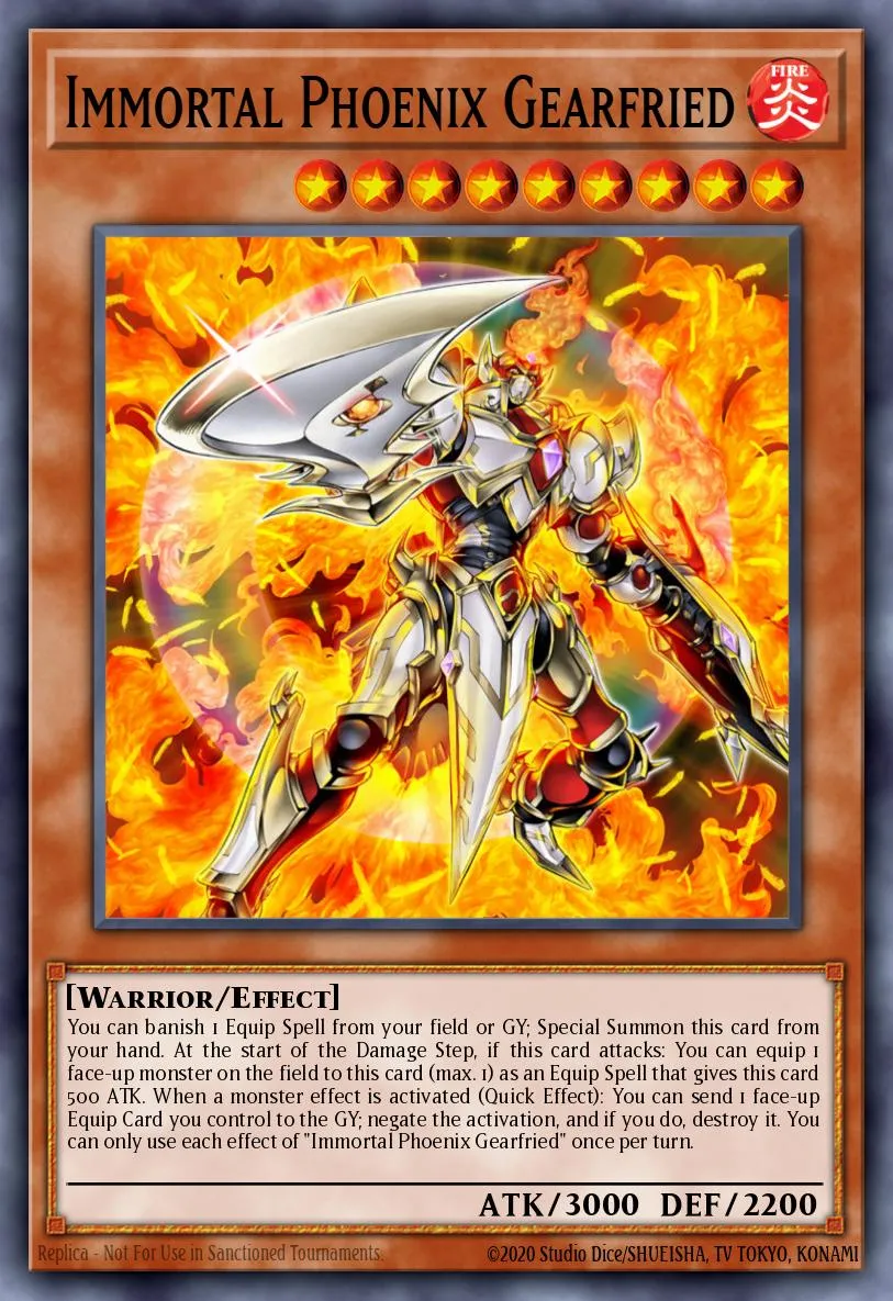 Immortal Phoenix Gearfried · Toon Chaos 22091647/60