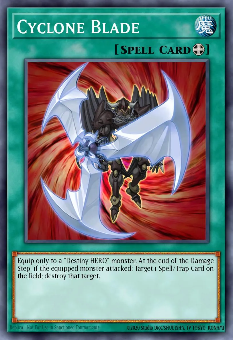 Cyclone Blade · Power of the Duelist 22147147/60
