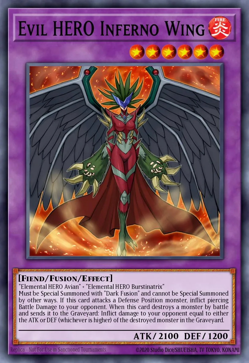 Evil HERO Inferno Wing · Gladiator's Assault: Special Edition 22160245/2