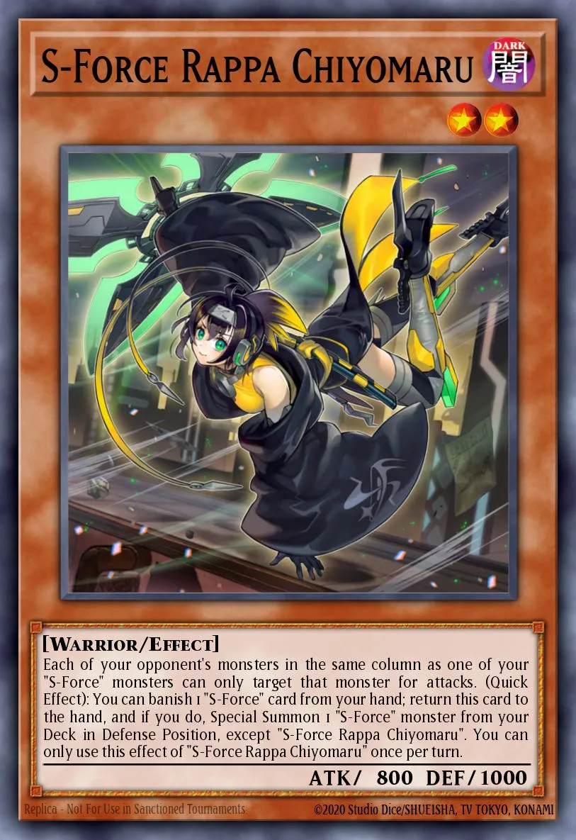 S-Force Rappa Chiyomaru · Blazing Vortex Premiere! promotional card 22180094/1