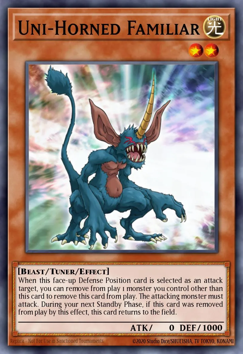 Uni-Horned Familiar · Duelist Revolution: Special Edition 22318971/2