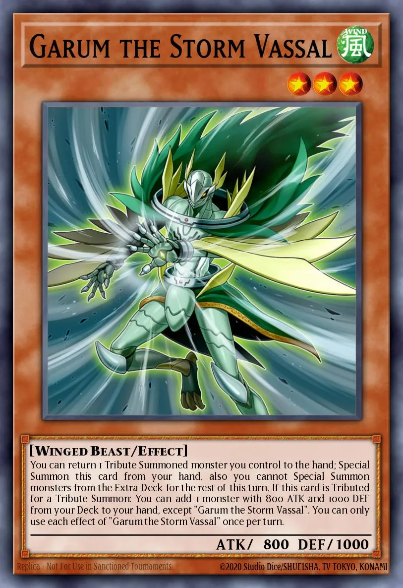Garum the Storm Vassal · Emperor of Darkness Structure Deck 22382087/41