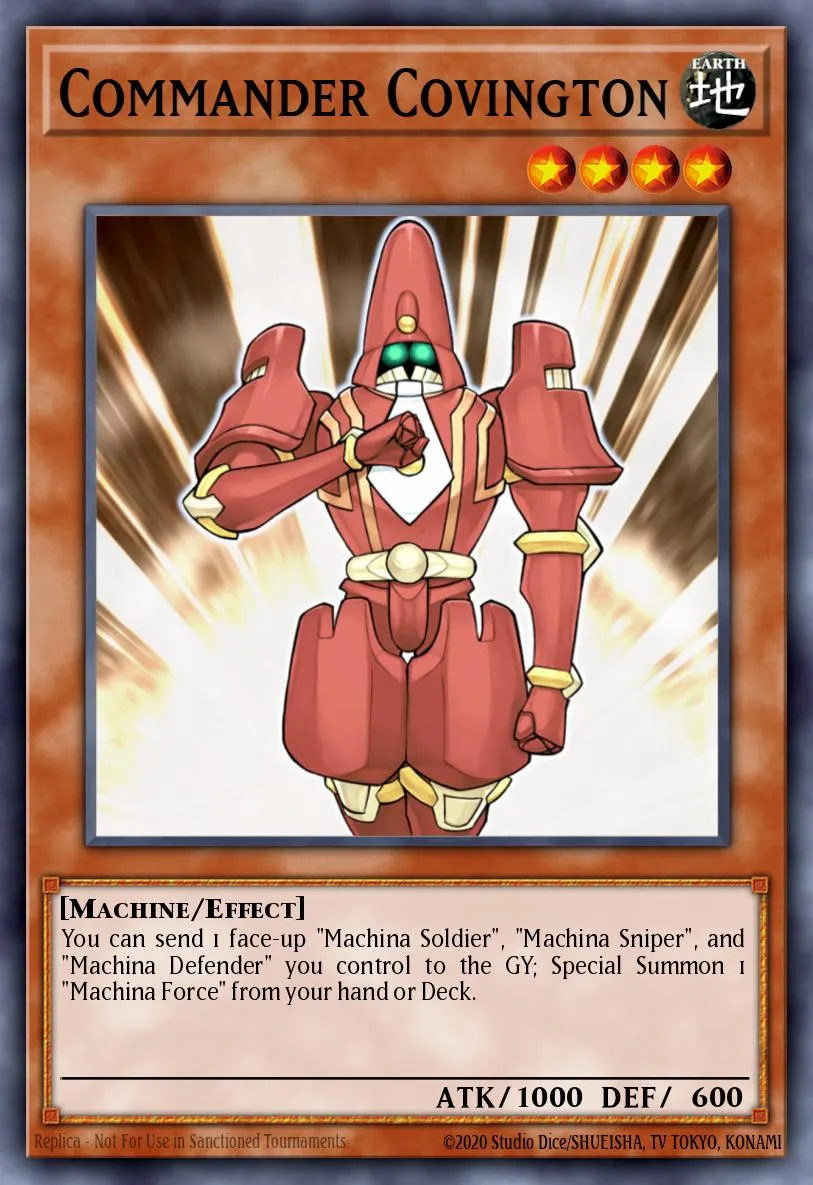 Commander Covington · Machina Mayhem Structure Deck 22666164/37