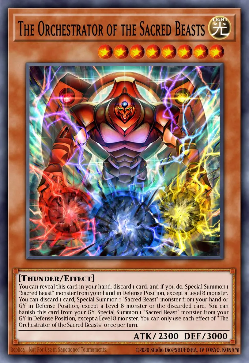 The Orchestrator of the Sacred Beasts · Yu-Gi-Oh (No Set) 22734799