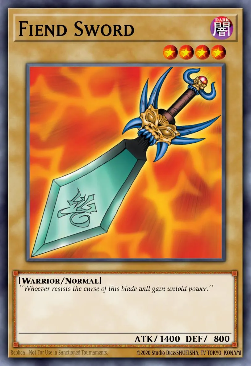 Fiend Sword · Yu-Gi-Oh (No Set) 22855882