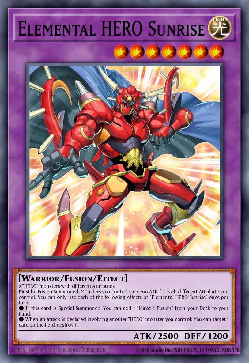 Elemental HERO Sunrise · Legendary Duelists: Magical Hero 22908820/56