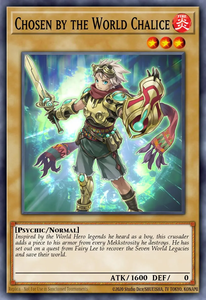 Chosen by the World Chalice · Code of the Duelist Special Edition 22916281/4