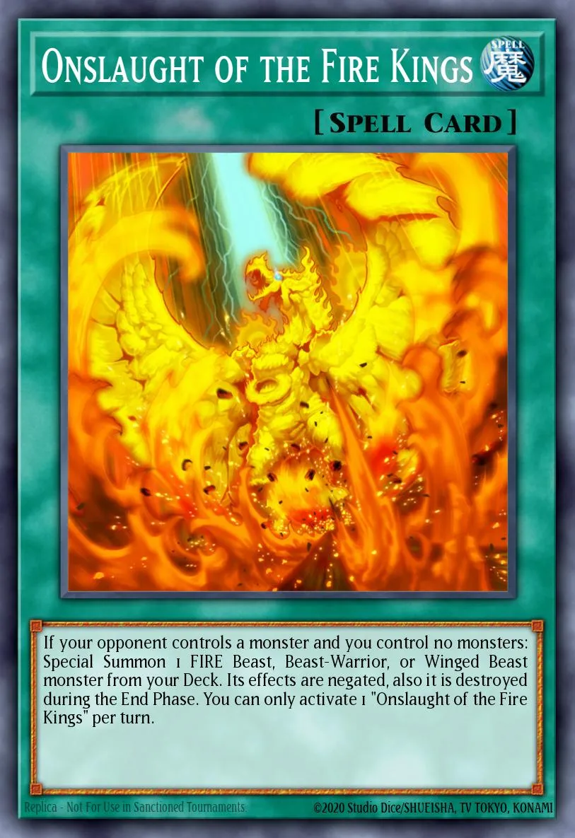 Onslaught of the Fire Kings · Onslaught of the Fire Kings Structure Deck 22993208/39