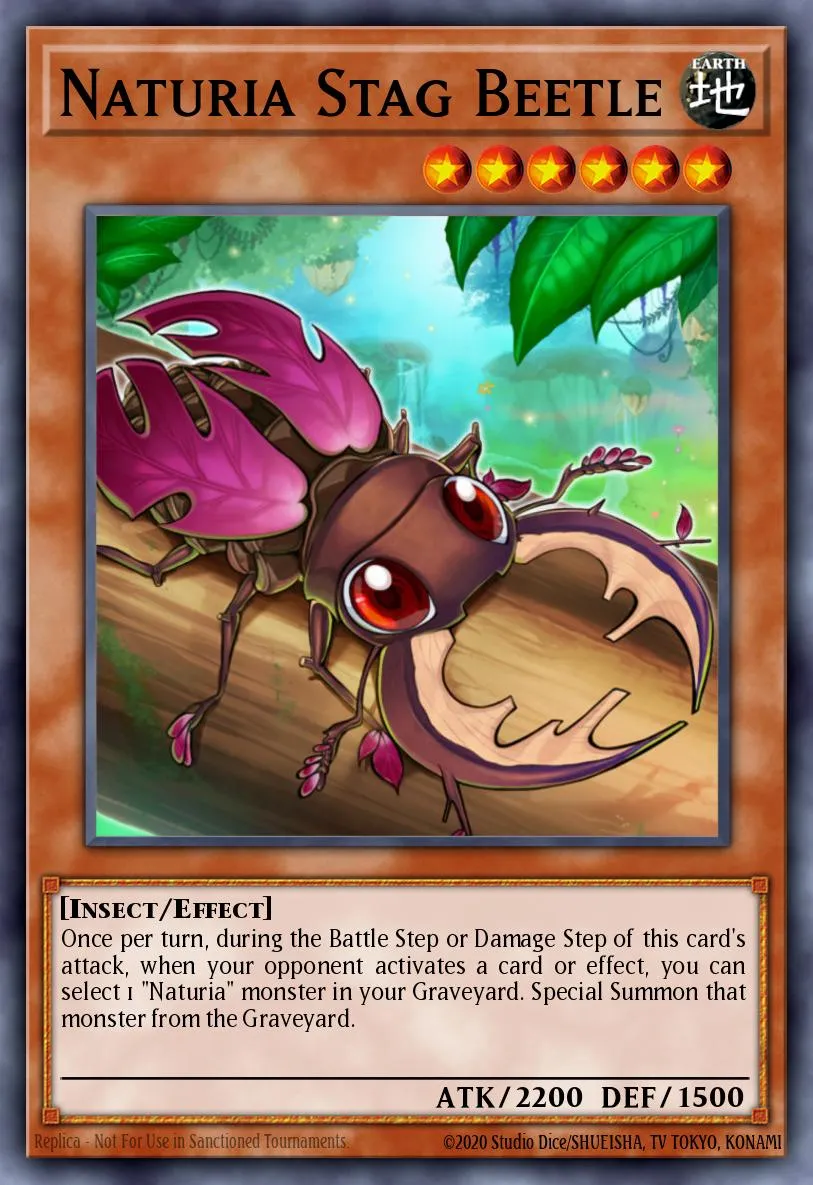 Naturia Stag Beetle · Starstrike Blast Sneak Peek Participation Card 23051413/1