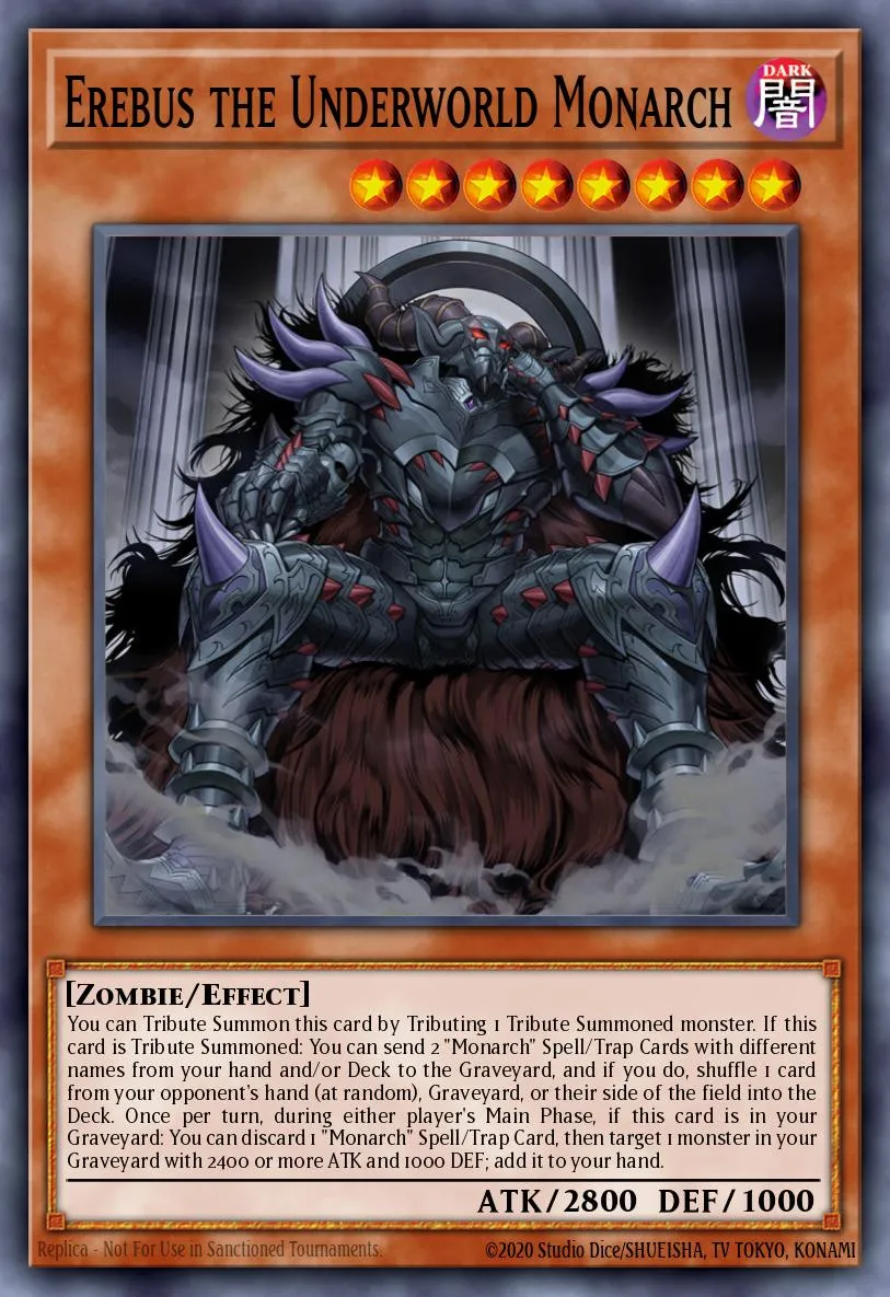 Erebus the Underworld Monarch · Emperor of Darkness Structure Deck 23064604/41
