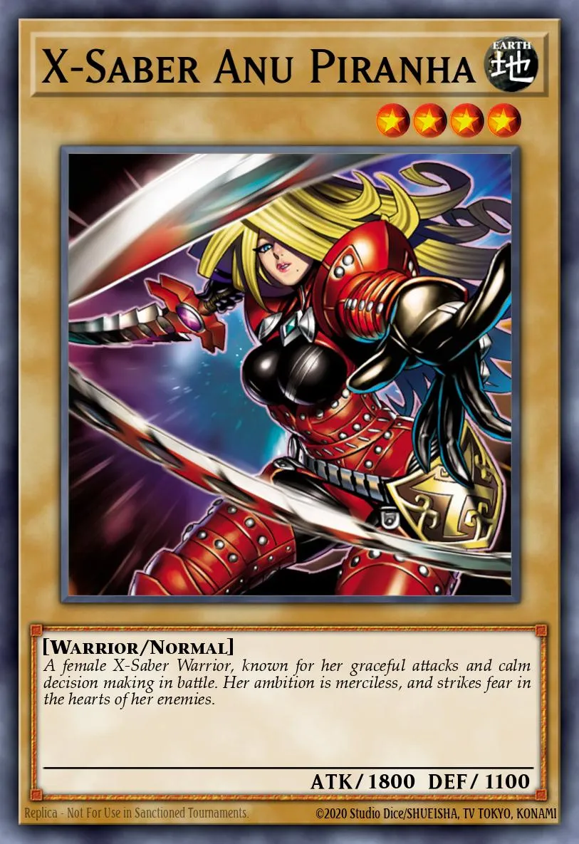 X-Saber Anu Piranha · Starter Deck: Yu-Gi-Oh! 5D's 2009 23115241/43