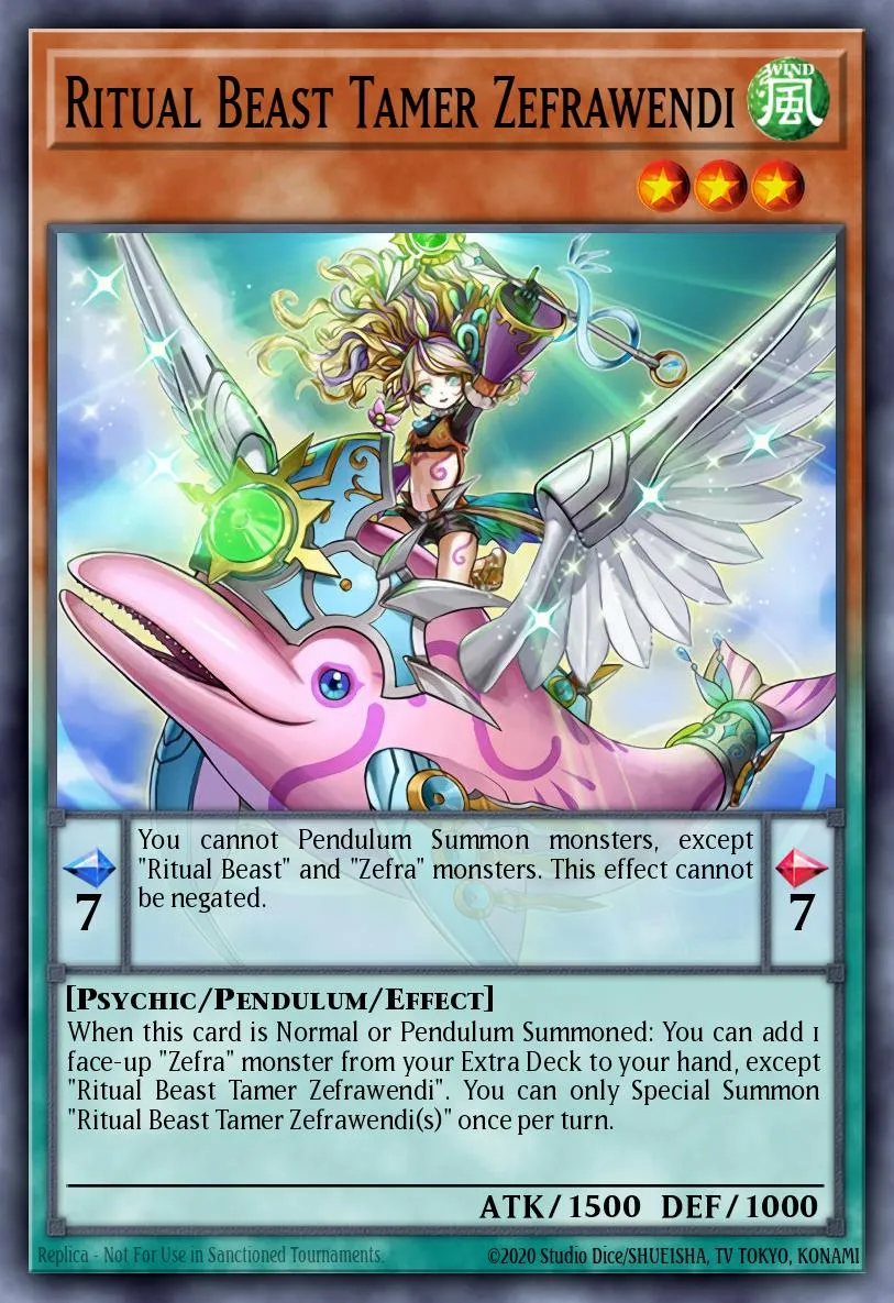 Ritual Beast Tamer Zefrawendi · Crossed Souls: Advance Edition 23166823/4