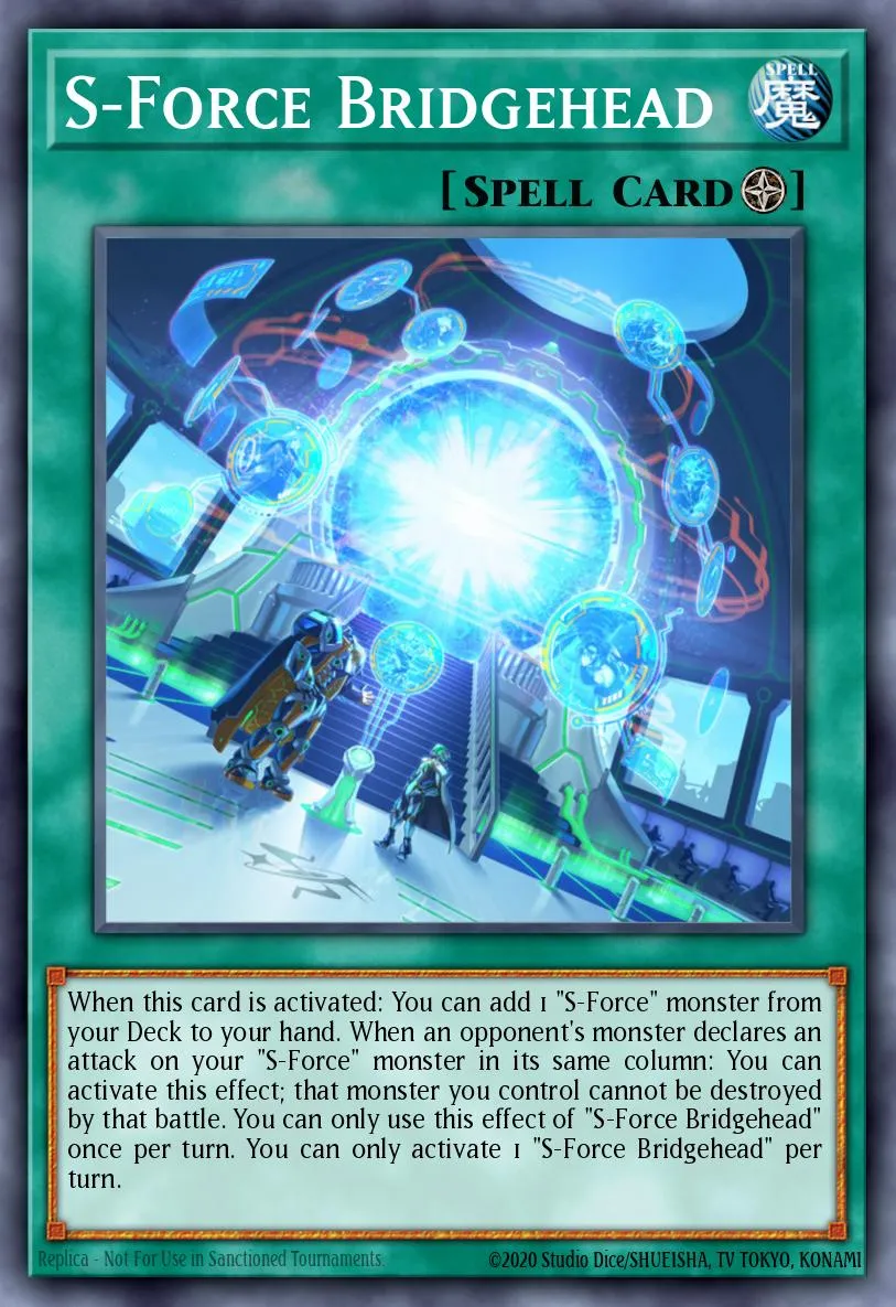 S-Force Bridgehead · Blazing Vortex Premiere! promotional card 23377425/1