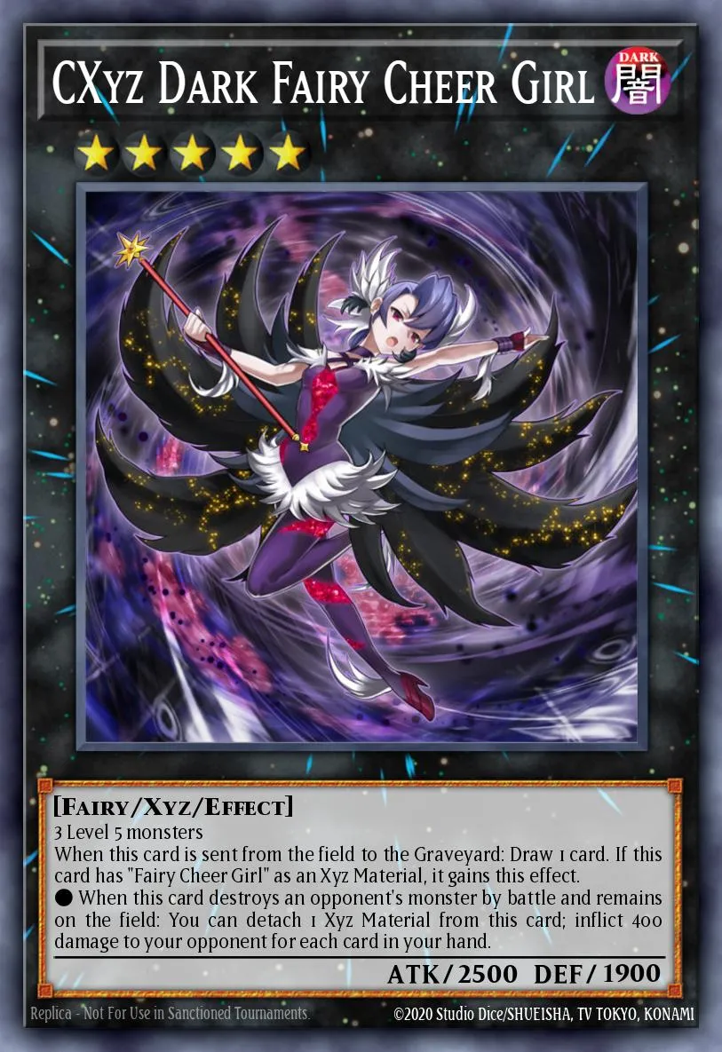 CXyz Dark Fairy Cheer Girl · Lord of the Tachyon Galaxy Sneak Peek Participation Card 23454876/1