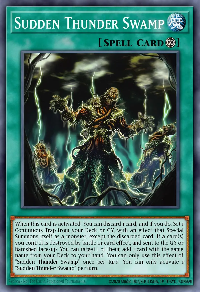 Sudden Thunder Swamp · Yu-Gi-Oh (No Set) 23611122