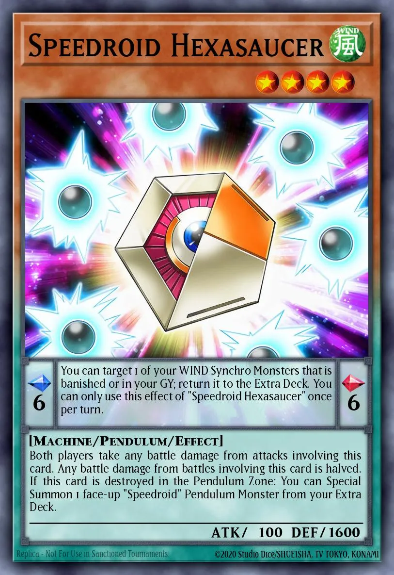 Speedroid Hexasaucer · Duel Overload 23792058/100