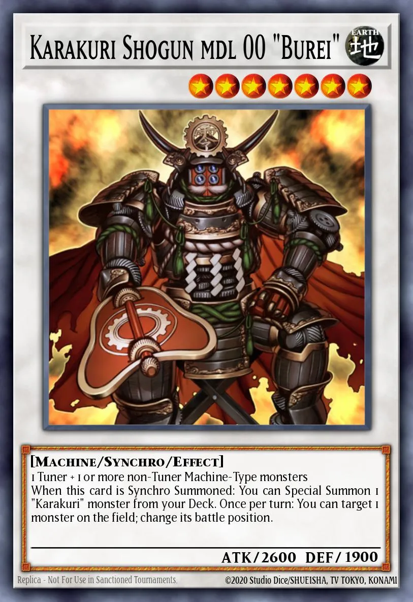 Karakuri Shogun mdl 00 "Burei" · Starstrike Blast Sneak Peek Participation Card 23874409/1