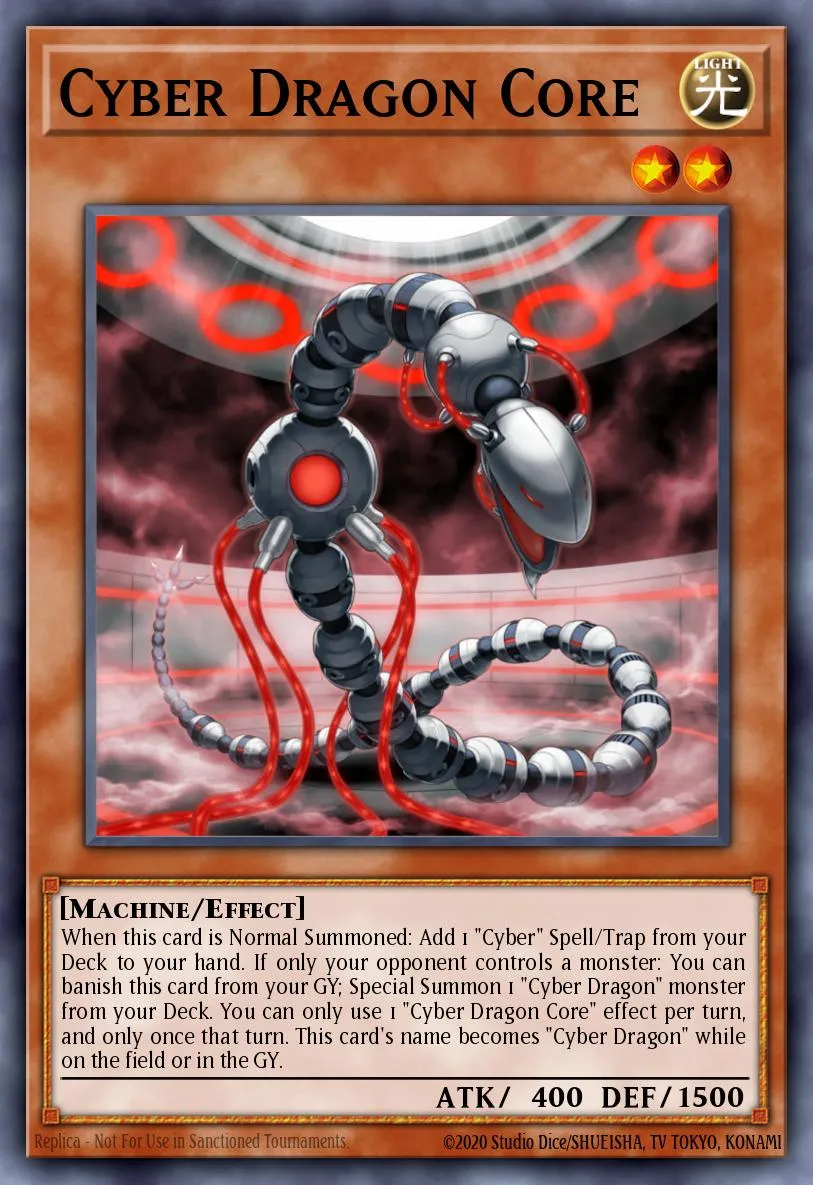 Cyber Dragon Core · Cyber Dragon Revolution Structure Deck 23893227/38