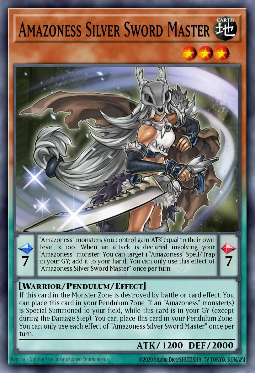 Amazoness Silver Sword Master · Darkwing Blast 24087580/101