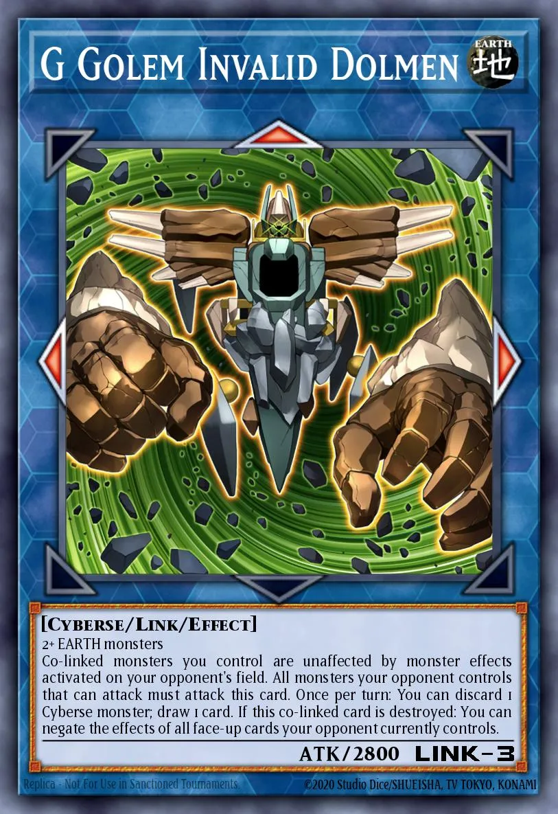 G Golem Invalid Dolmen · Battles of Legend: Crystal Revenge 24151924/105
